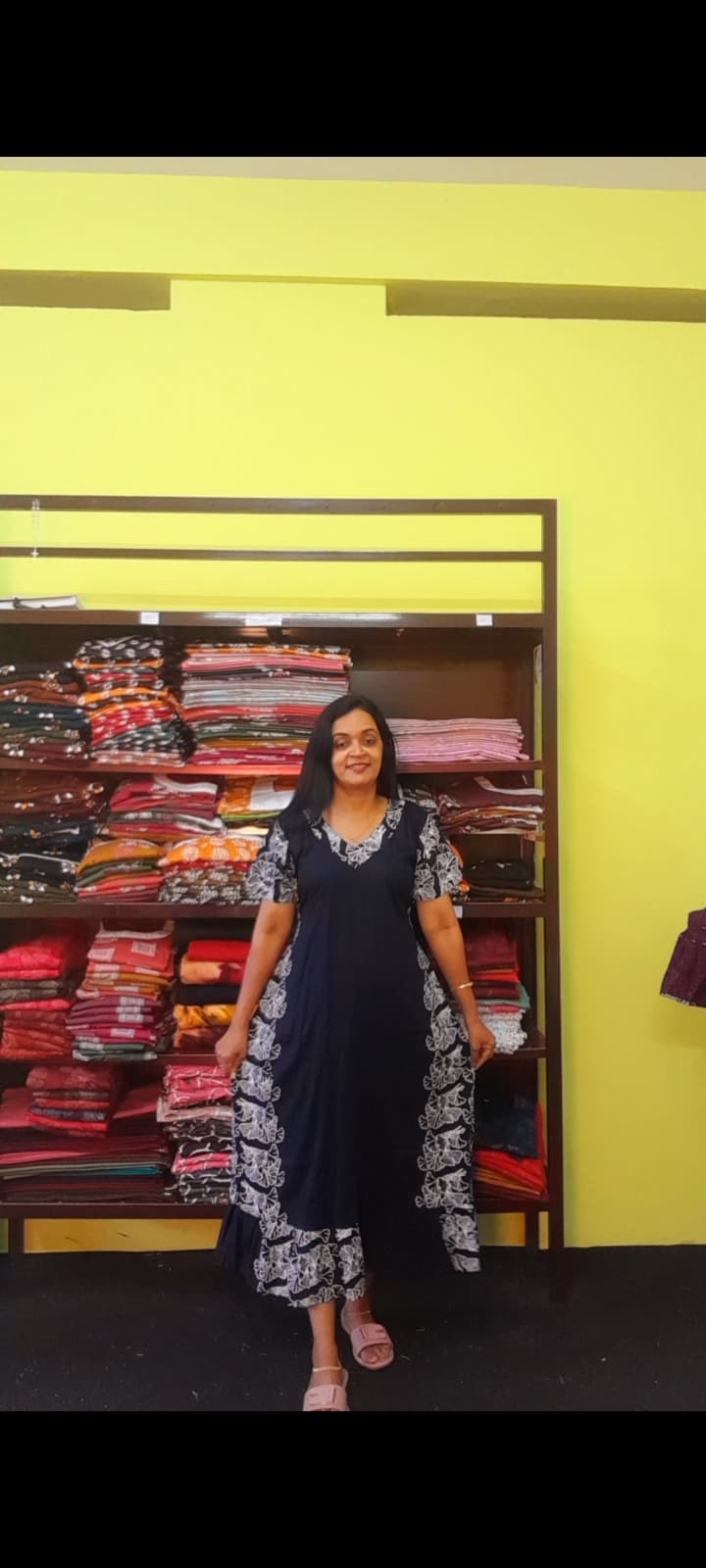 Cotton Frock Nighty - alternate view