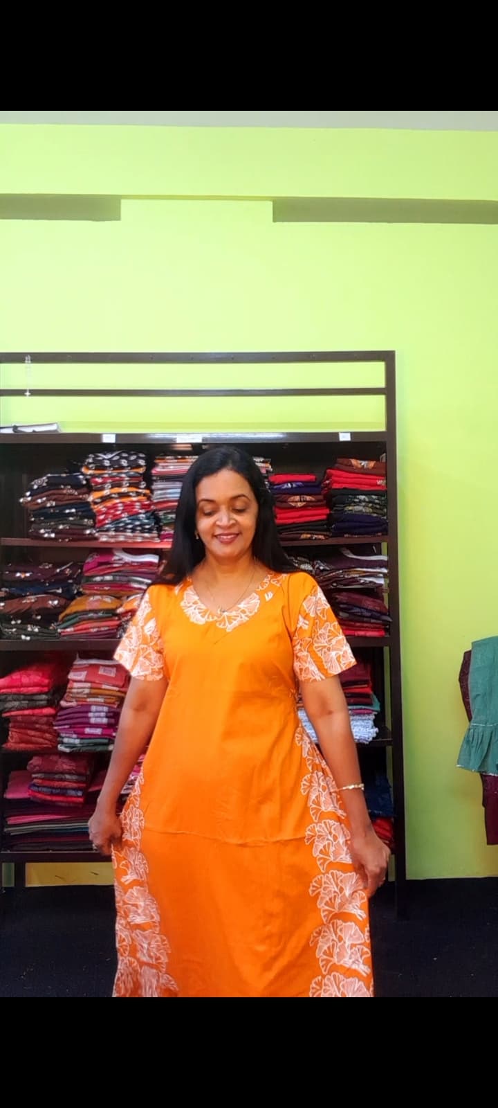 Cotton Frock Nighty - alternate view