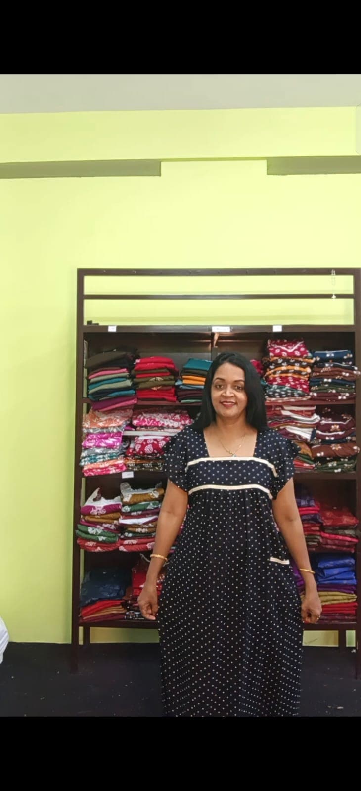 Cotton Frock Nighty - alternate view